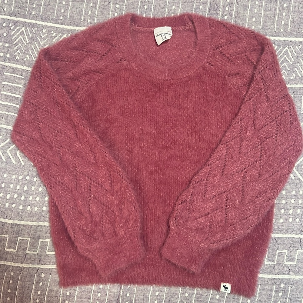 Abercrombie kids faux mohair sweater
